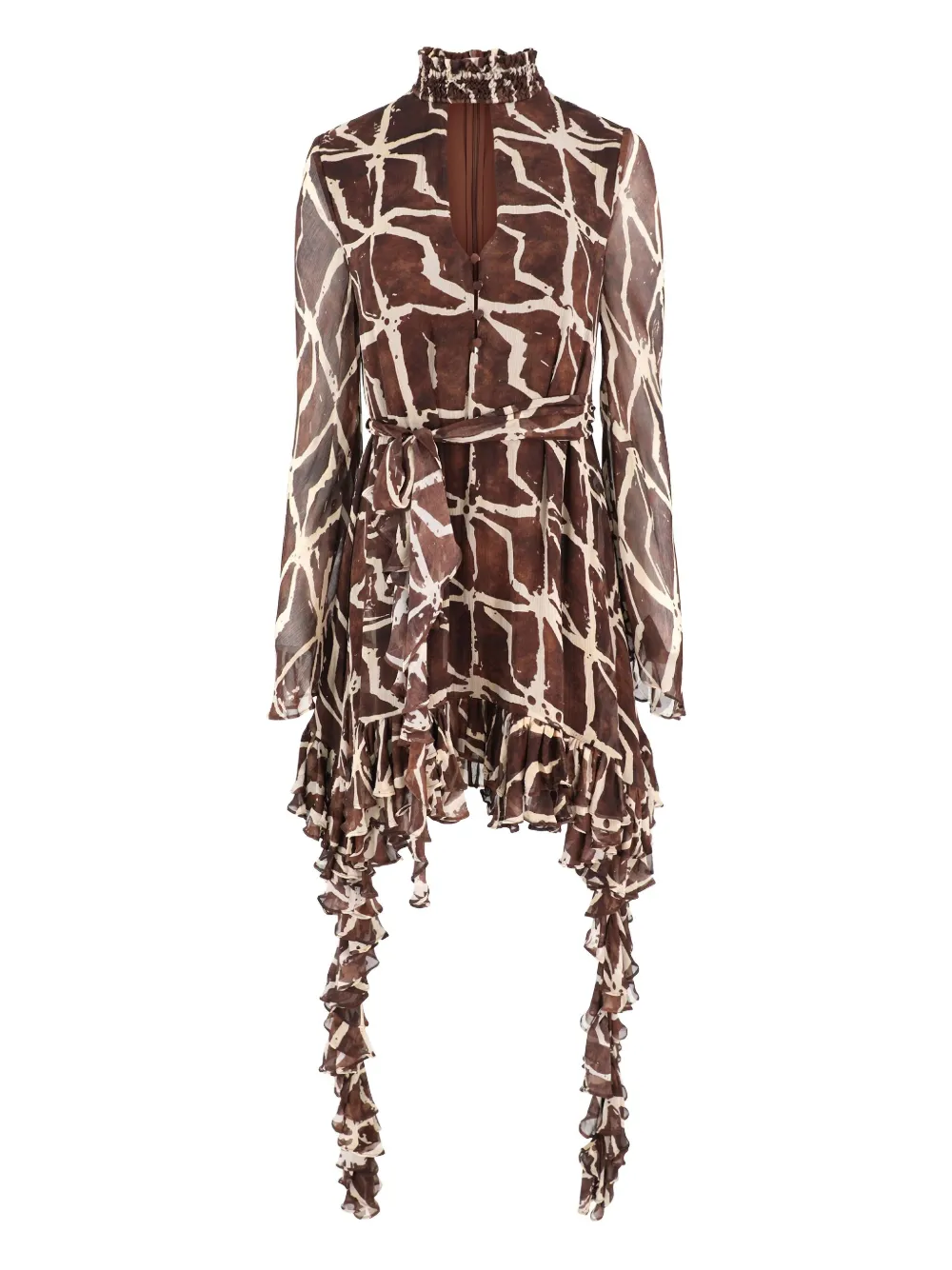 Мини-платье Амалия с оборками Alexis, коричневый
Мини-платье Амалия с оборками Alexis, коричневый