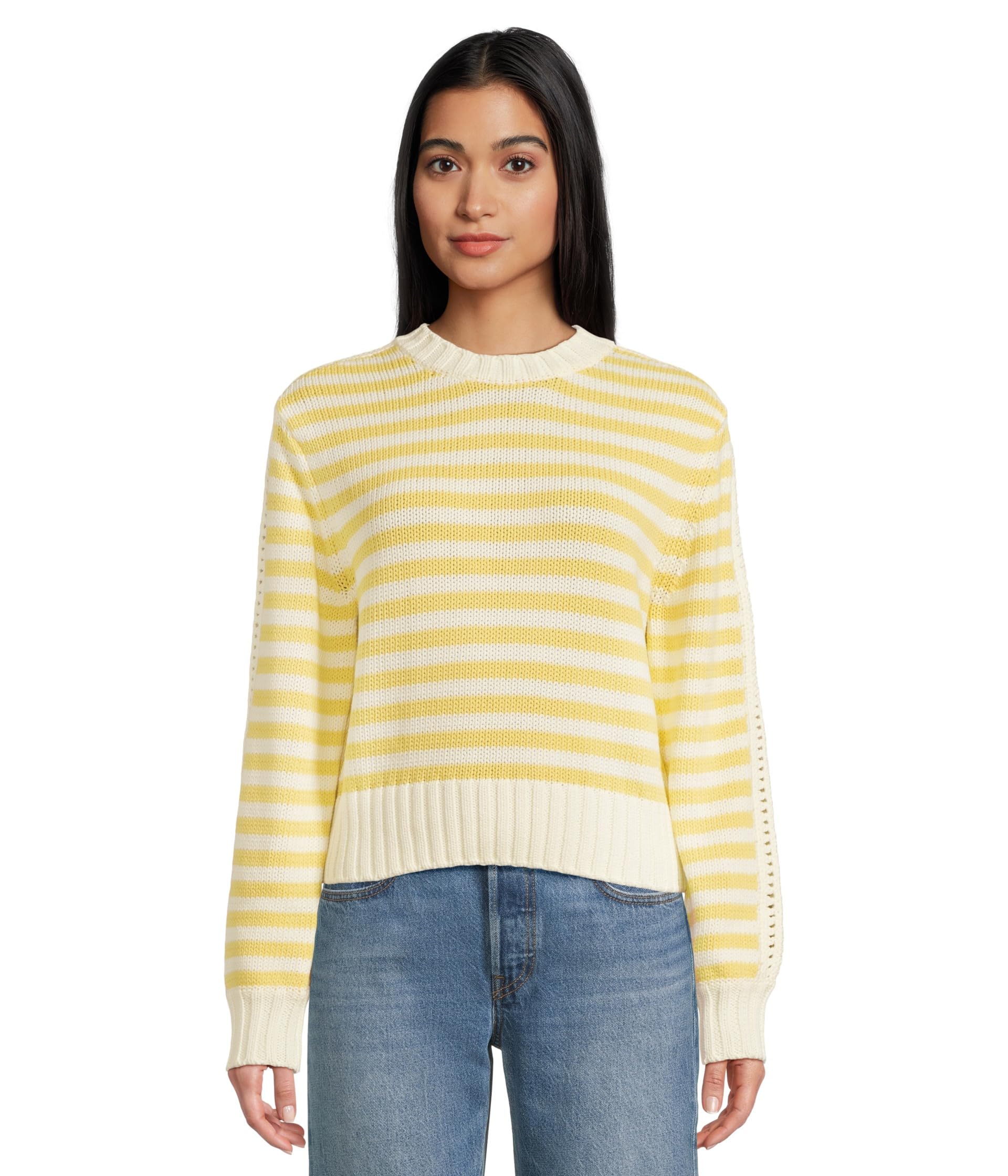 Свитер Michael Stars Merle Striped Crew Neck Sweater, Lemonade
Свитер Michael Stars Merle Striped Crew Neck Sweater, Lemonade