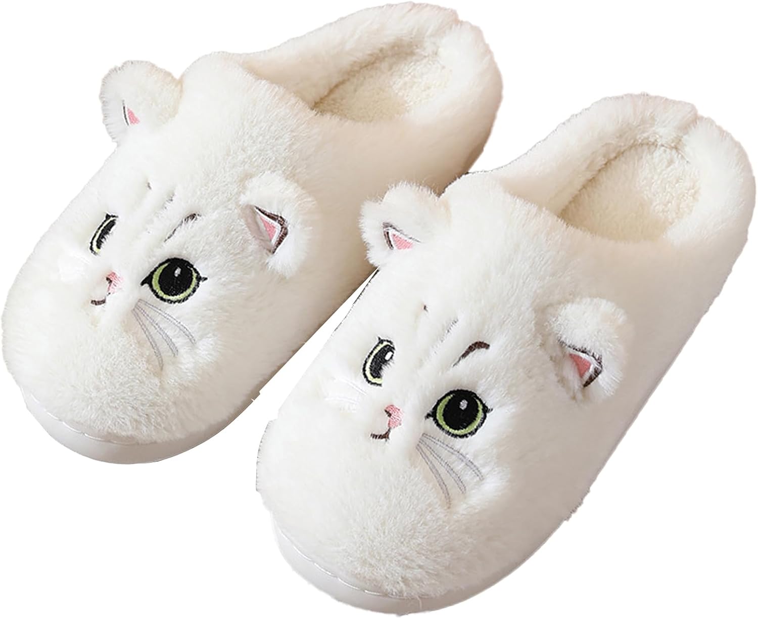 Милые домашние тапочки для женщин и мужчин с изображением животных, удобные мягкие тапочки с эффектом памяти, плюшевые домашние обувь для спальни и гостиной Oukisam, белый
Милые домашние тапочки для женщин и мужчин с изображением животных, удобные мягкие тапочки с эффектом памяти, плюшевые домашние обувь для спальни и гостиной Oukisam, белый