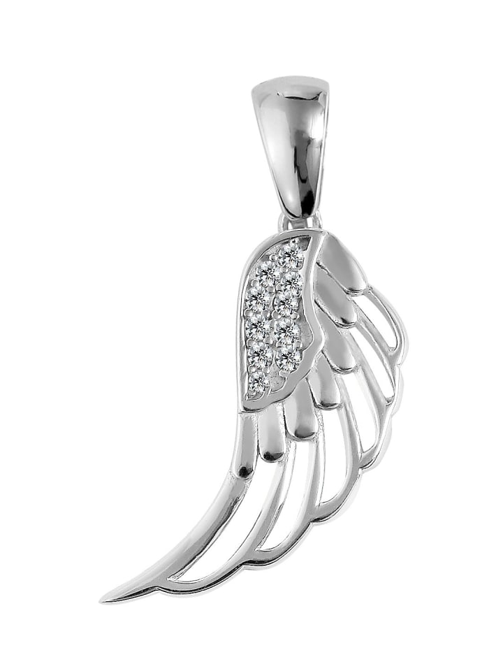 Adeliás Женский кулон - кулон в виде крыла из серебра 925 пробы с кубическим цирконием в серебряной оправе
Adeliás Женский кулон - кулон в виде крыла из серебра 925 пробы с кубическим цирконием в серебряной оправе