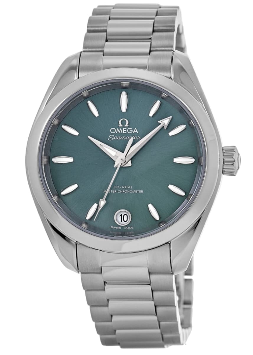 Omega Seamaster Aqua Terra Shades Автоматический хронометр 34 мм Зеленый циферблат Стальные женские часы 220.10.34.20.10.001
Omega Seamaster Aqua Terra Shades Автоматический хронометр 34 мм Зеленый циферблат Стальные женские часы 220.10.34.20.10.001