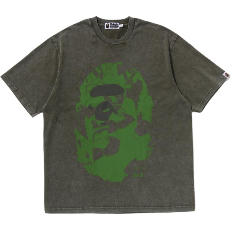 Футболка с принтом логотипа A BATHING APE, серо-зеленый
Футболка с принтом логотипа A BATHING APE, серо-зеленый