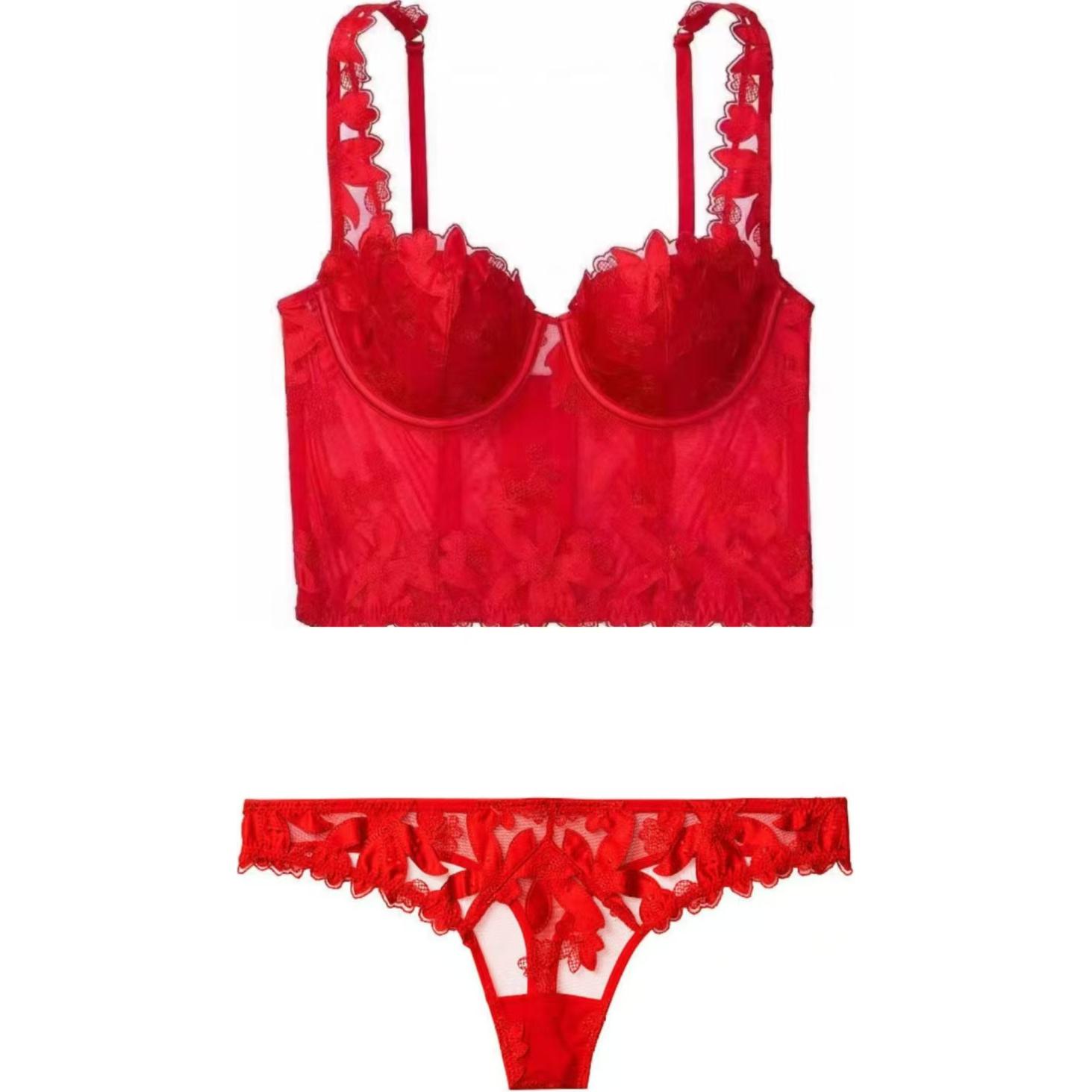 Victoria's Secret Женский комплект нижнего белья красный
Victoria's Secret Женский комплект нижнего белья красный