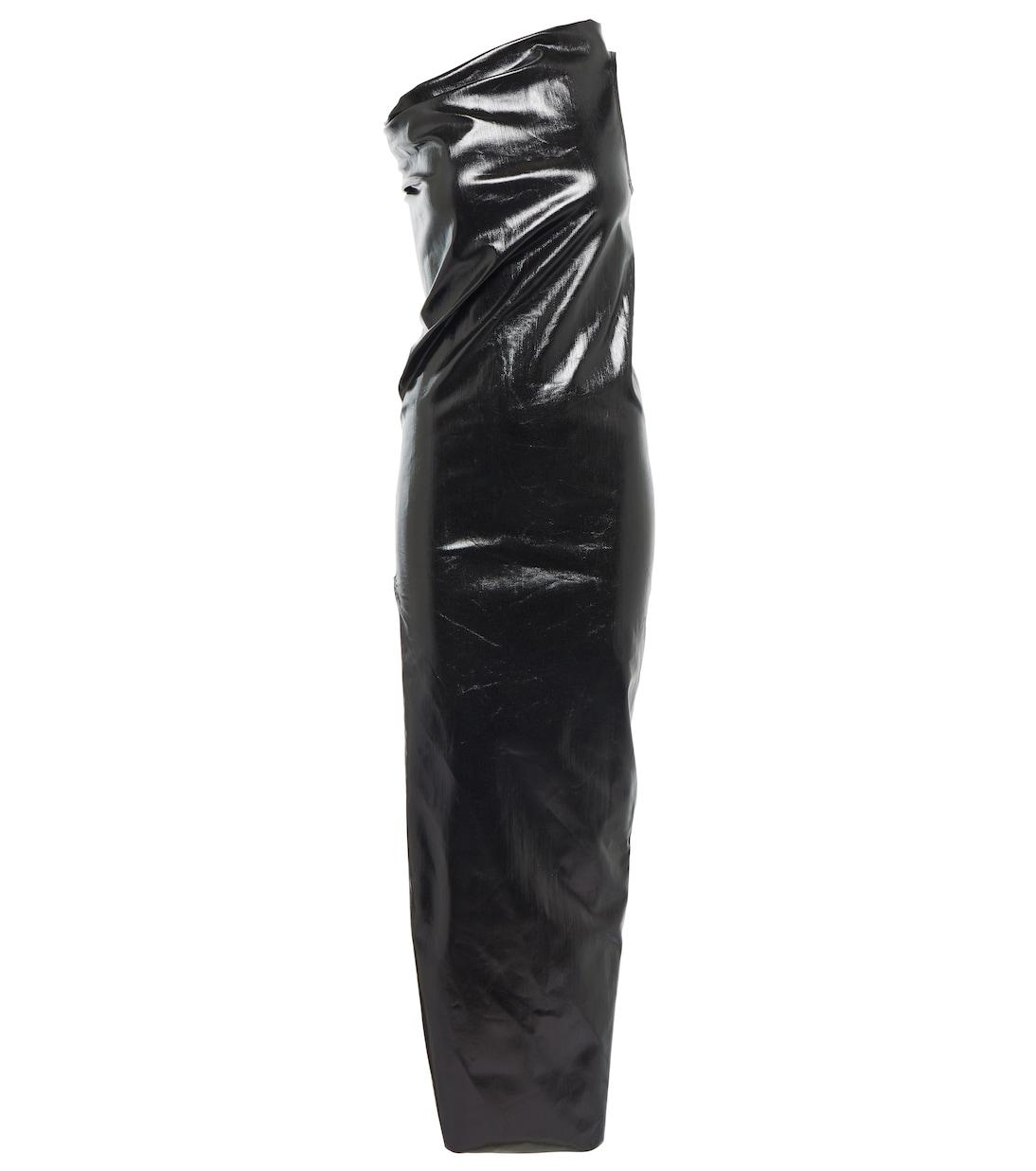 Платье миди на одно плечо Rick Owens, черный
Платье миди на одно плечо Rick Owens, черный