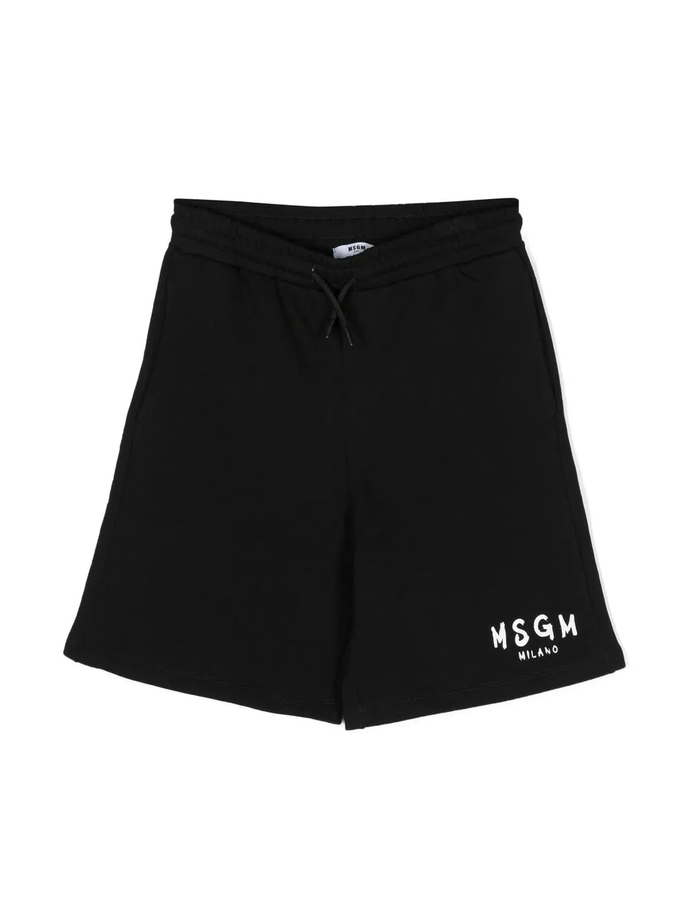 Шорты с логотипом MSGM Kids, черный 
Шорты с логотипом MSGM Kids, черный