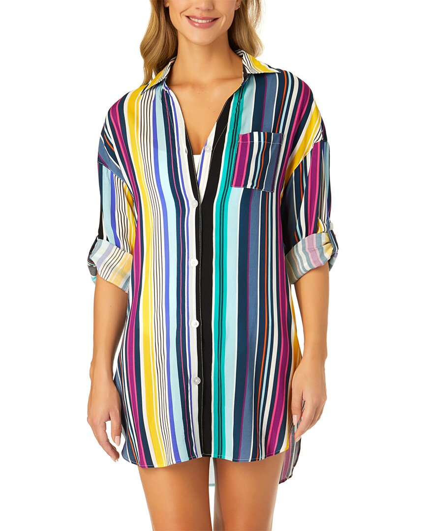 Рубашка-накидка Anne Cole Boyfriend на пуговицах, мультиколор
Рубашка-накидка Anne Cole Boyfriend на пуговицах, мультиколор