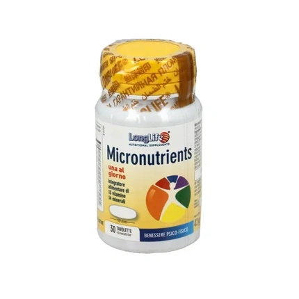 Мультивитаминная добавка Longlife Micronutories 30 таблеток Phoenix Long Life
Мультивитаминная добавка Longlife Micronutories 30 таблеток Phoenix Long Life