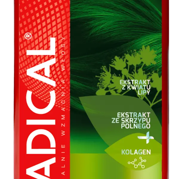 Шампунь для придания объема тонким и нежным волосам, 400 мл Radical Nadający objętość
Шампунь для придания объема тонким и нежным волосам, 400 мл Radical Nadający objętość