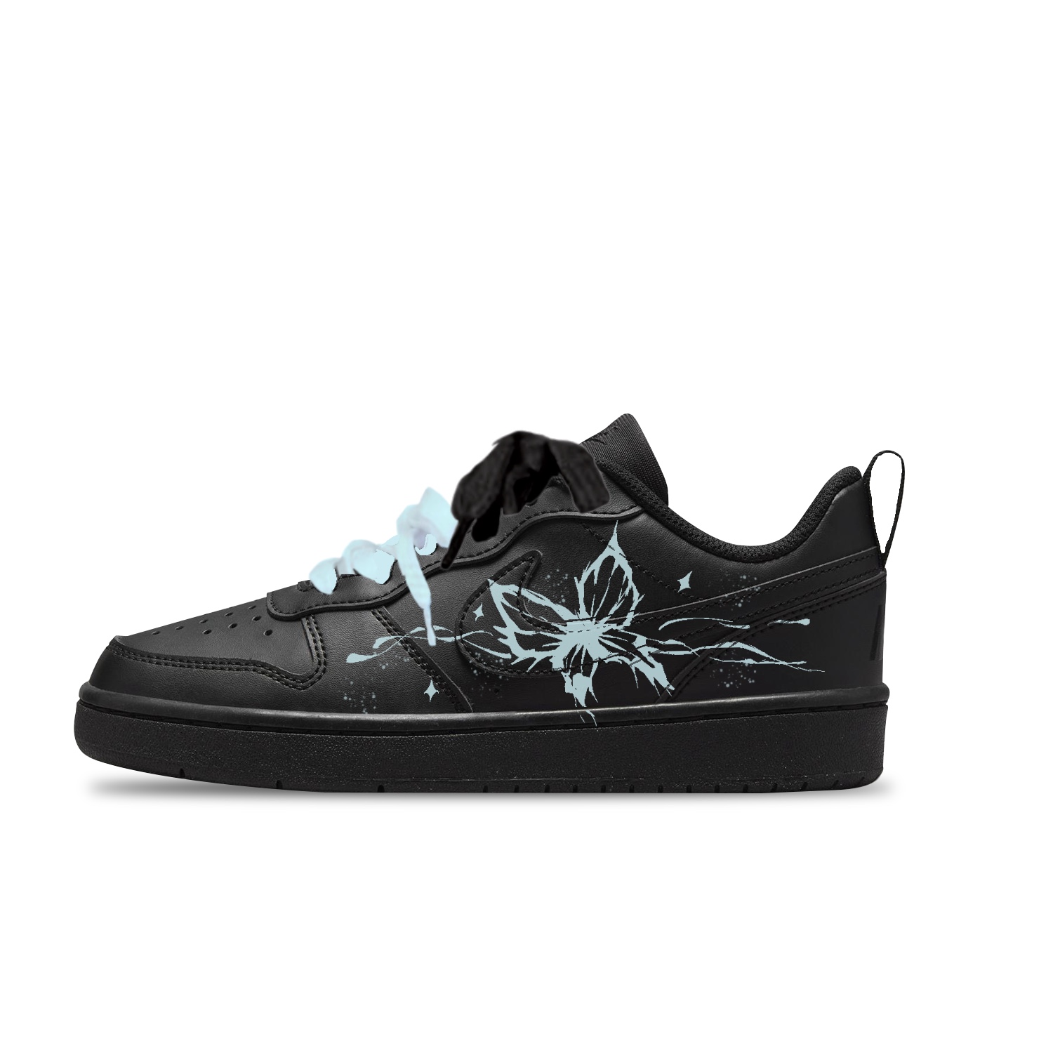 Nike Кроссовки для скейтбординга Court Borough Low Top Unisex, прозрачные с синей бабочкой, нескользящие, синий черный
Nike Кроссовки для скейтбординга Court Borough Low Top Unisex, прозрачные с синей бабочкой, нескользящие, синий черный