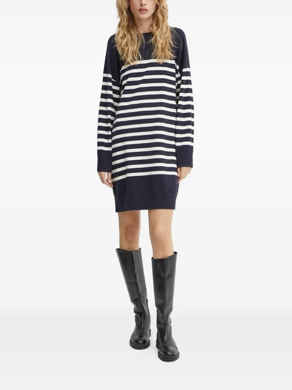 Мини-платье-свитер в полоску Marc O'Polo, синий
Мини-платье-свитер в полоску Marc O'Polo, синий