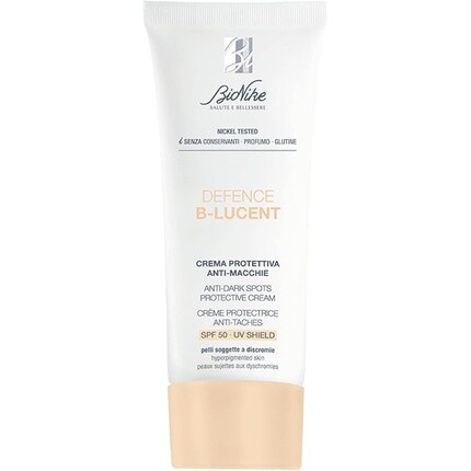 Defense BioNike B-Lucent Защитный крем SPF50 40 мл против пятен
Defense BioNike B-Lucent Защитный крем SPF50 40 мл против пятен