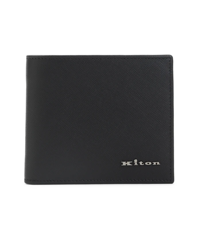 Черный кожаный кошелек, мужские аксессуары Kiton, черный
Черный кожаный кошелек, мужские аксессуары Kiton, черный
