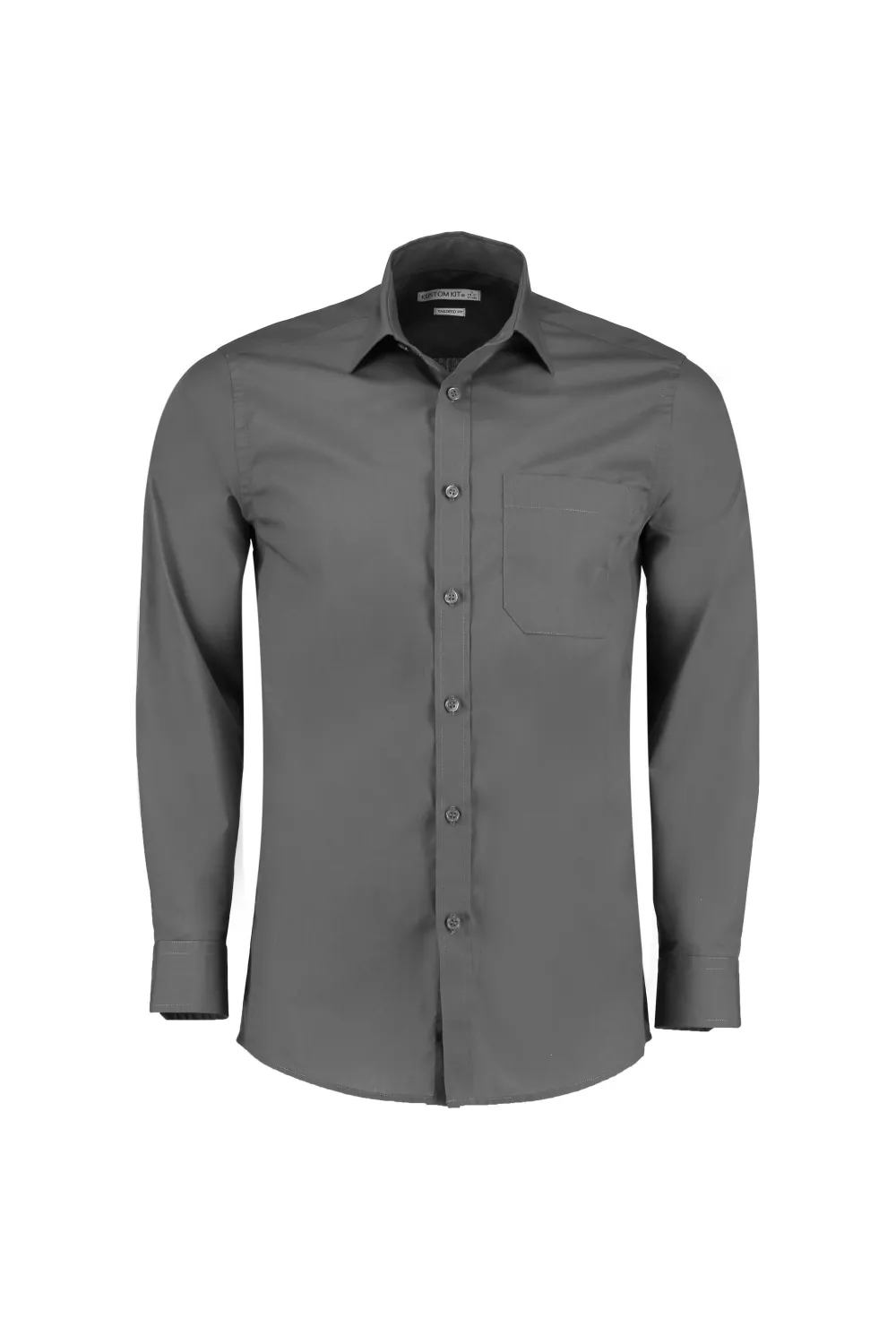 Классическая рубашка из поплина с длинными рукавами Kustom Kit, серый
Классическая рубашка из поплина с длинными рукавами Kustom Kit, серый