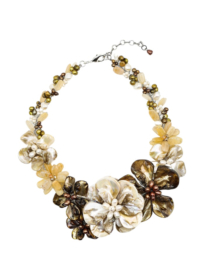 Collezione alessandro Короткое колье-букет бежевого цвета
Collezione alessandro Короткое колье-букет бежевого цвета