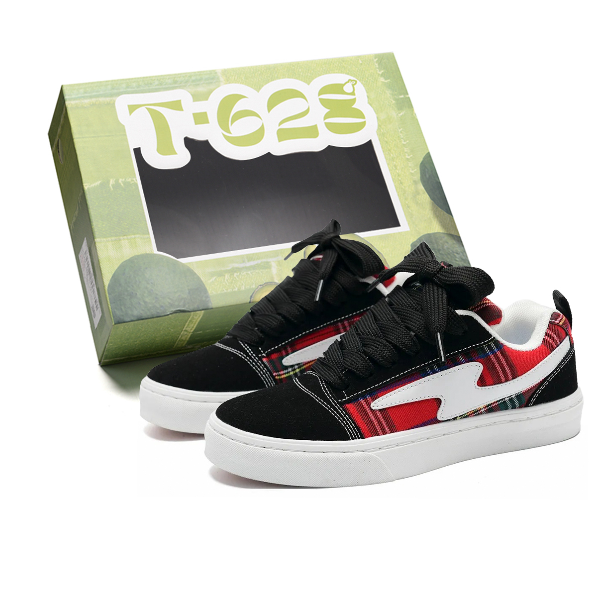 T628 Скользоустойчивые износостойкие легкие дышащие низкие скейтерские унисекс в шотландском красном с черными шнурками, цвет Scottish Red (Black Laces)
T628 Скользоустойчивые износостойкие легкие дышащие низкие скейтерские унисекс в шотландском красном с черными шнурками, цвет Scottish Red (Black Laces)