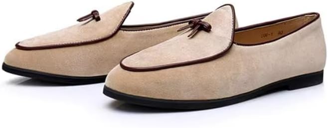 Мужские замшевые кожаные слипперы-лоферы WAOLSU с бантом, бельгийская модель, Apricot
Мужские замшевые кожаные слипперы-лоферы WAOLSU с бантом, бельгийская модель, Apricot