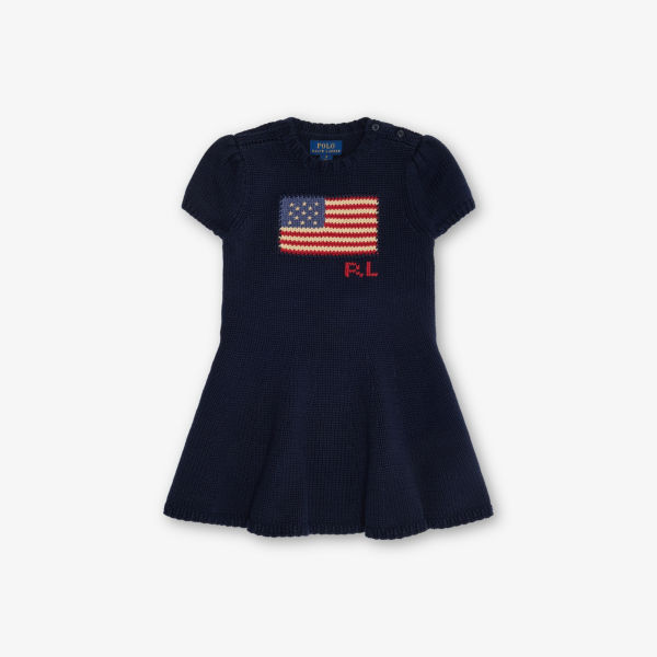 Платье-джемпер детское Polo Ralph Lauren, синий 
Платье-джемпер детское Polo Ralph Lauren, синий