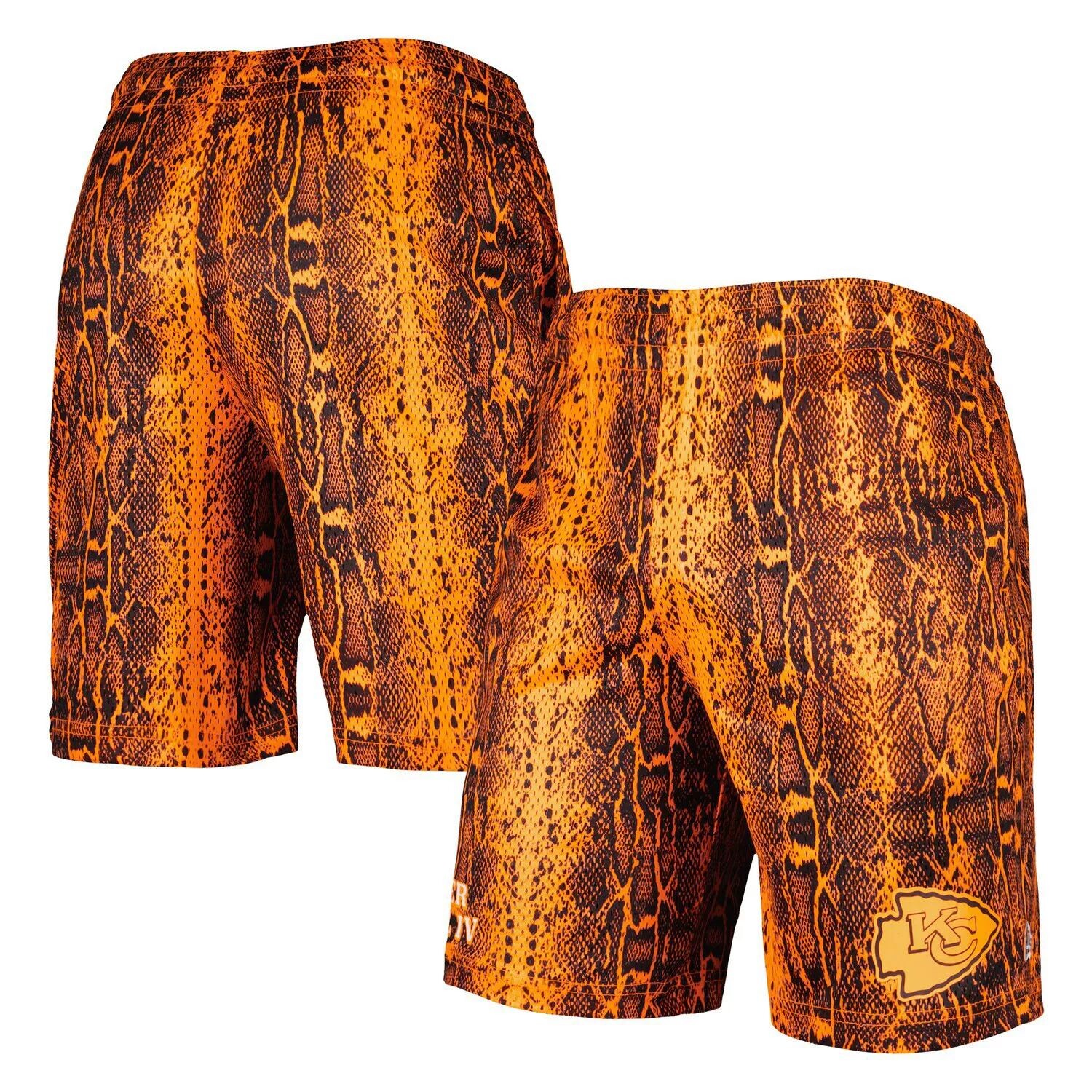 Мужские оранжевые летние шорты Kansas City Chiefs в стиле поп-музыки New Era
Мужские оранжевые летние шорты Kansas City Chiefs в стиле поп-музыки New Era
