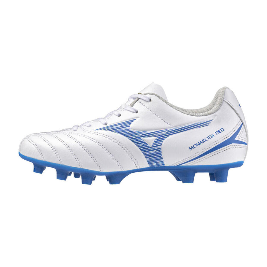 Бутсы для футбола Mizuno Monarcida Neo III Select Jr белые и синие
Бутсы для футбола Mizuno Monarcida Neo III Select Jr белые и синие