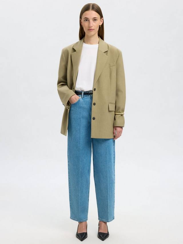 Женские джинсы свободного кроя с бочкообразными штанинами Selected, Light Blue
Женские джинсы свободного кроя с бочкообразными штанинами Selected, Light Blue