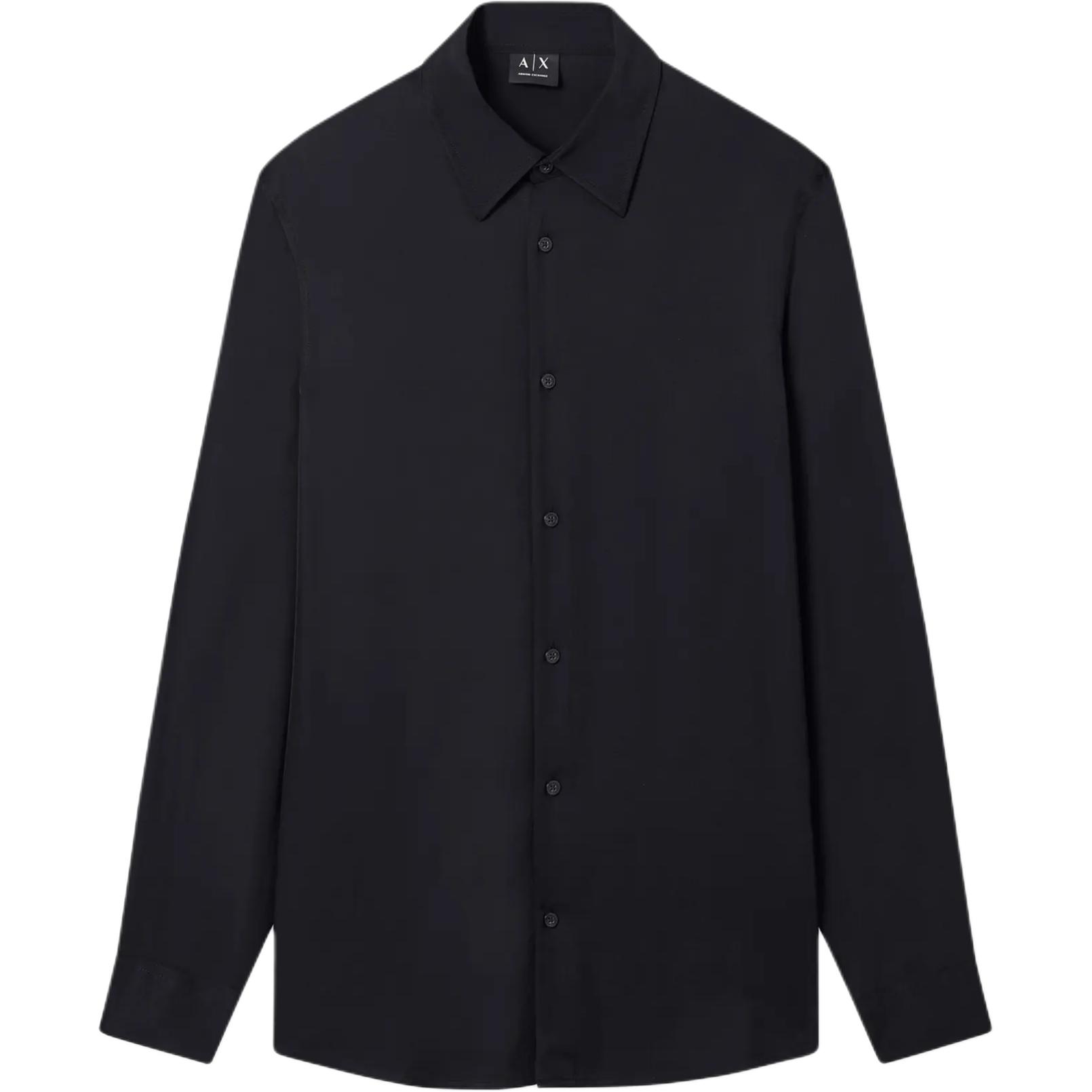 ARMANI EXCHANGE Рубашка мужская Black Lapel Moderate
ARMANI EXCHANGE Рубашка мужская Black Lapel Moderate