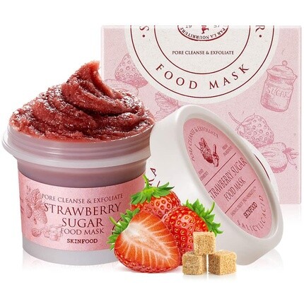 Skinfood Mask Смываемые маски для лица с клубникой и сахаром, очищающее средство для пор лица 120г Skin Food Since 1957
Skinfood Mask Смываемые маски для лица с клубникой и сахаром, очищающее средство для пор лица 120г Skin Food Since 1957