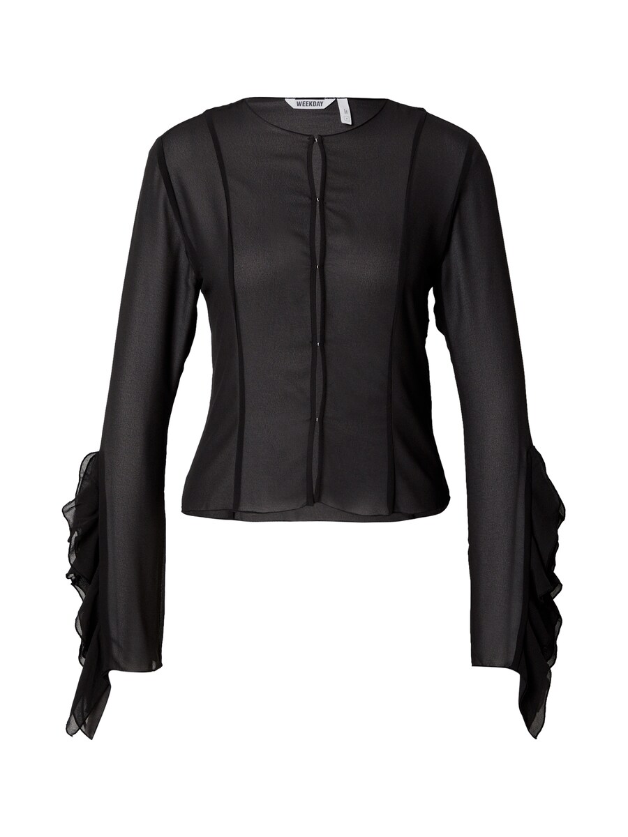 Блуза WEEKDAY Sasha, черный
Блуза WEEKDAY Sasha, черный