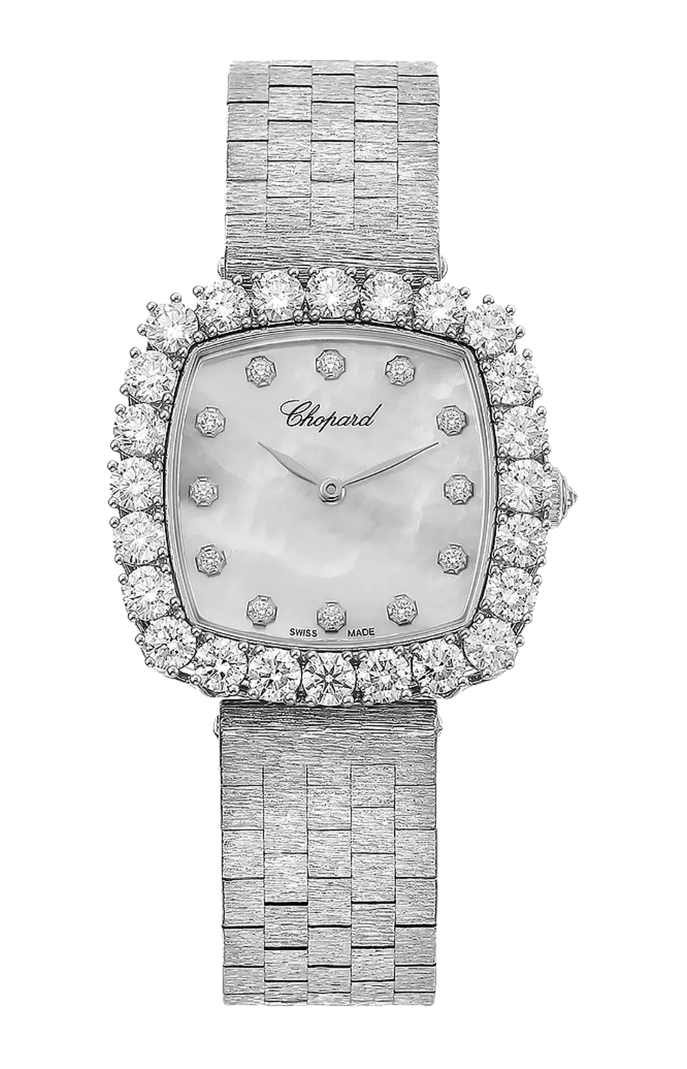 Часы Chopard L'heure du diamant из белого золота с бриллиантами 30,50 мм
Часы Chopard L'heure du diamant из белого золота с бриллиантами 30,50 мм