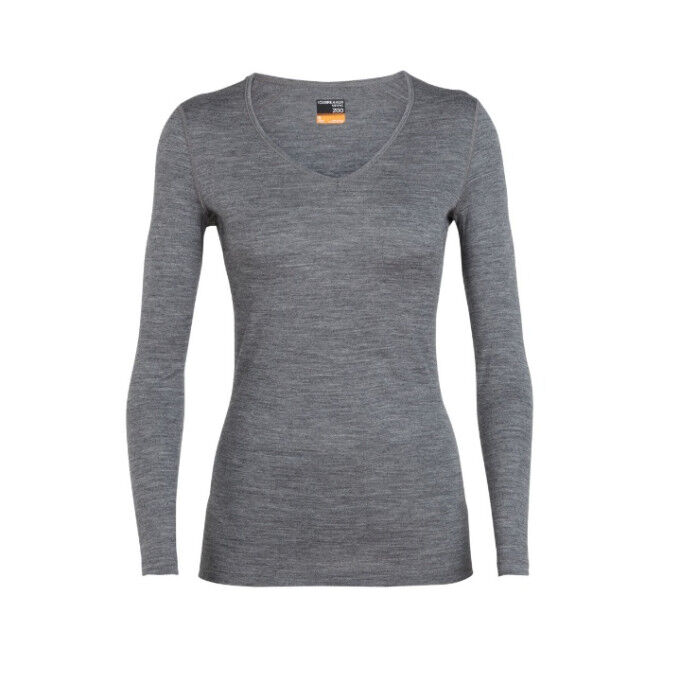 Футболка Icebreaker W200 OASIS LS V Gritstone
Футболка Icebreaker W200 OASIS LS V Gritstone