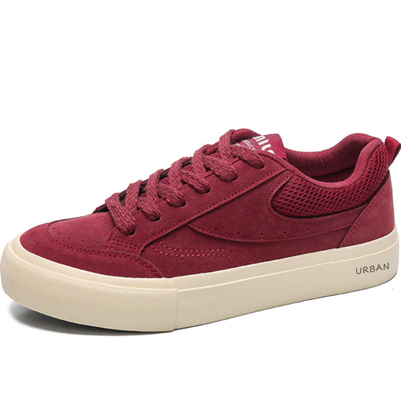 URBAN AUTHENTIC Скользоустойчивые износостойкие легкие низкие скейтерские кроссовки мужские бордовые, цвет Burgundy
URBAN AUTHENTIC Скользоустойчивые износостойкие легкие низкие скейтерские кроссовки мужские бордовые, цвет Burgundy