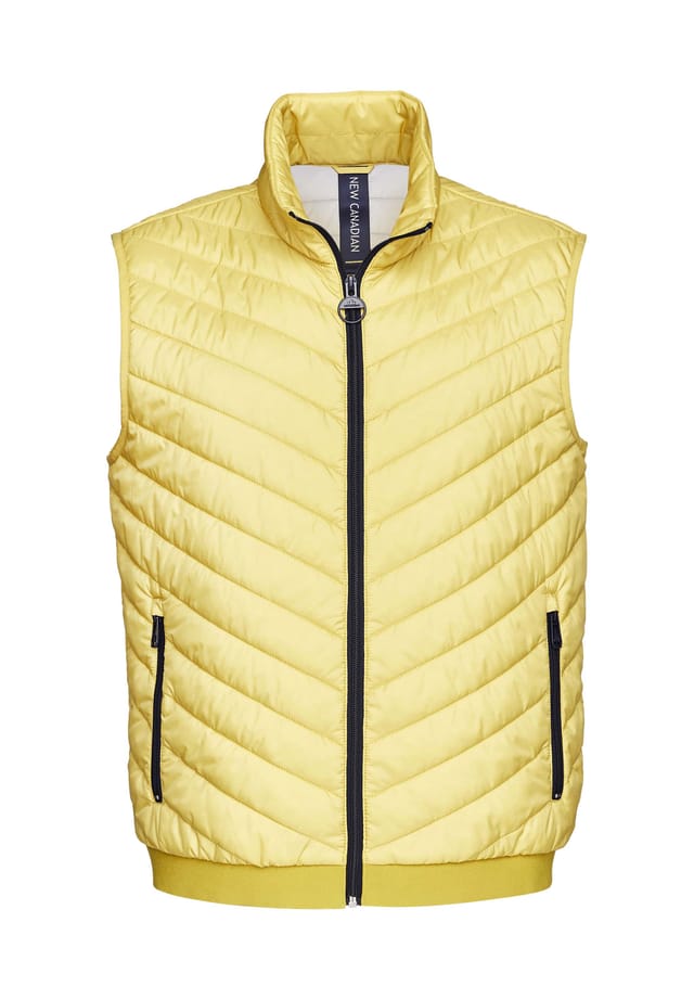 Стеганый жилет с водоотталкивающей функцией New Canadian, желтый
Стеганый жилет с водоотталкивающей функцией New Canadian, желтый