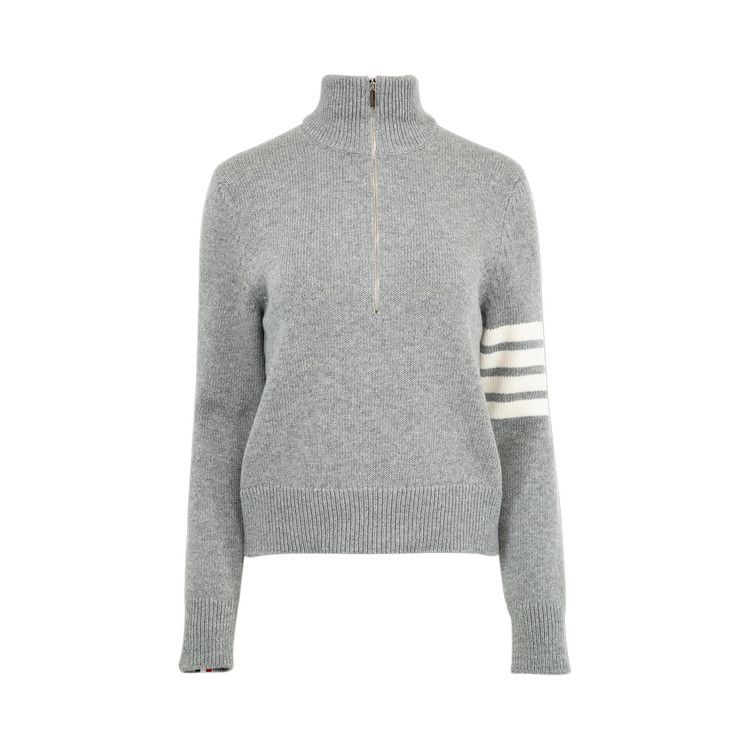 Пуловер Thom Browne 4 Bar Half Zip Pullover in Merino Wool 'Light Grey'
Пуловер Thom Browne 4 Bar Half Zip Pullover in Merino Wool 'Light Grey'