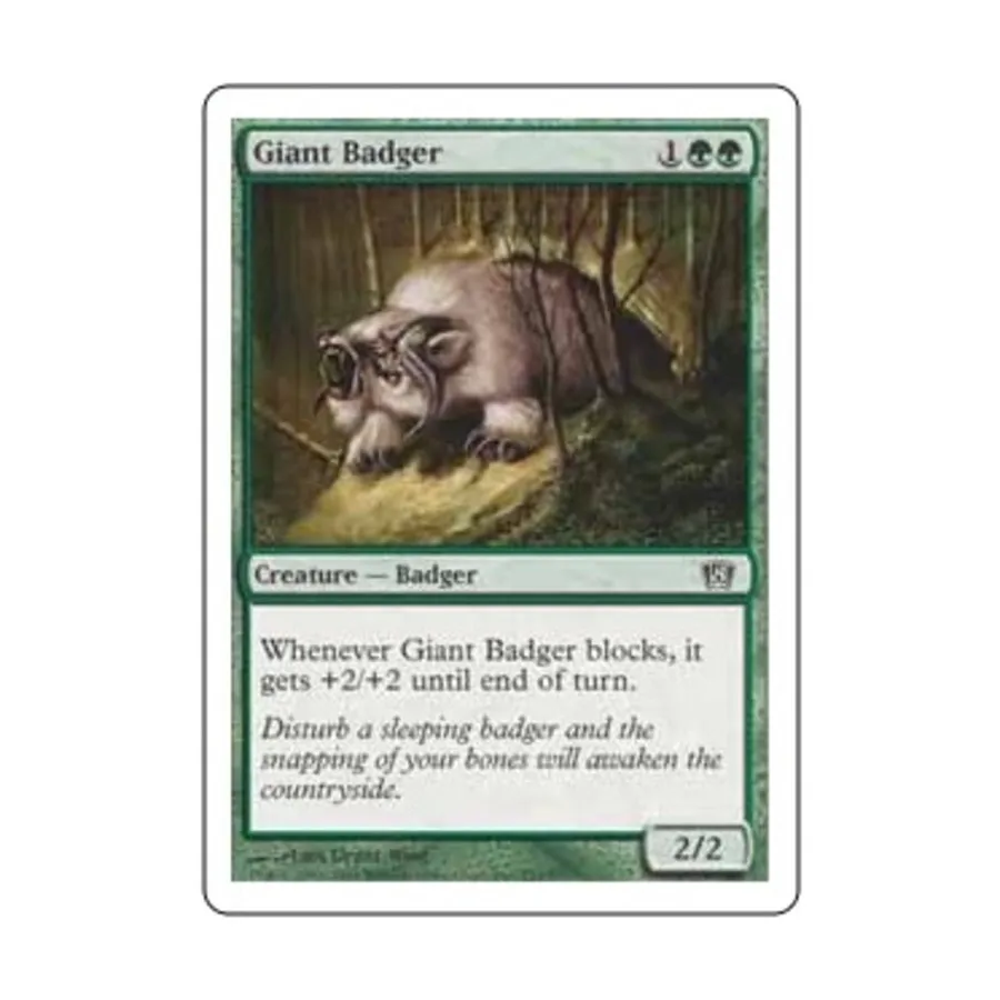 CCG Гигантский барсук (С), MTG - 8th Edition
CCG Гигантский барсук (С), MTG - 8th Edition