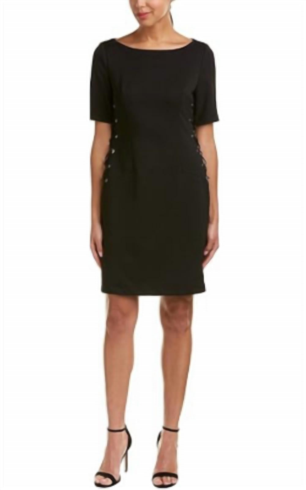 Платье-футляр со шнуровкой черного цвета Adrianna Papell
Платье-футляр со шнуровкой черного цвета Adrianna Papell