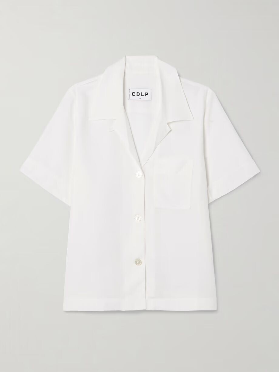 Пижамная рубашка из лиоцелла Cdlp, белый
Пижамная рубашка из лиоцелла Cdlp, белый