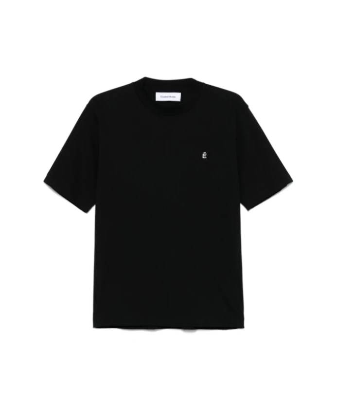 Черная футболка с короткими рукавами и логотипом. ÃTudes, черный
Черная футболка с короткими рукавами и логотипом. ÃTudes, черный