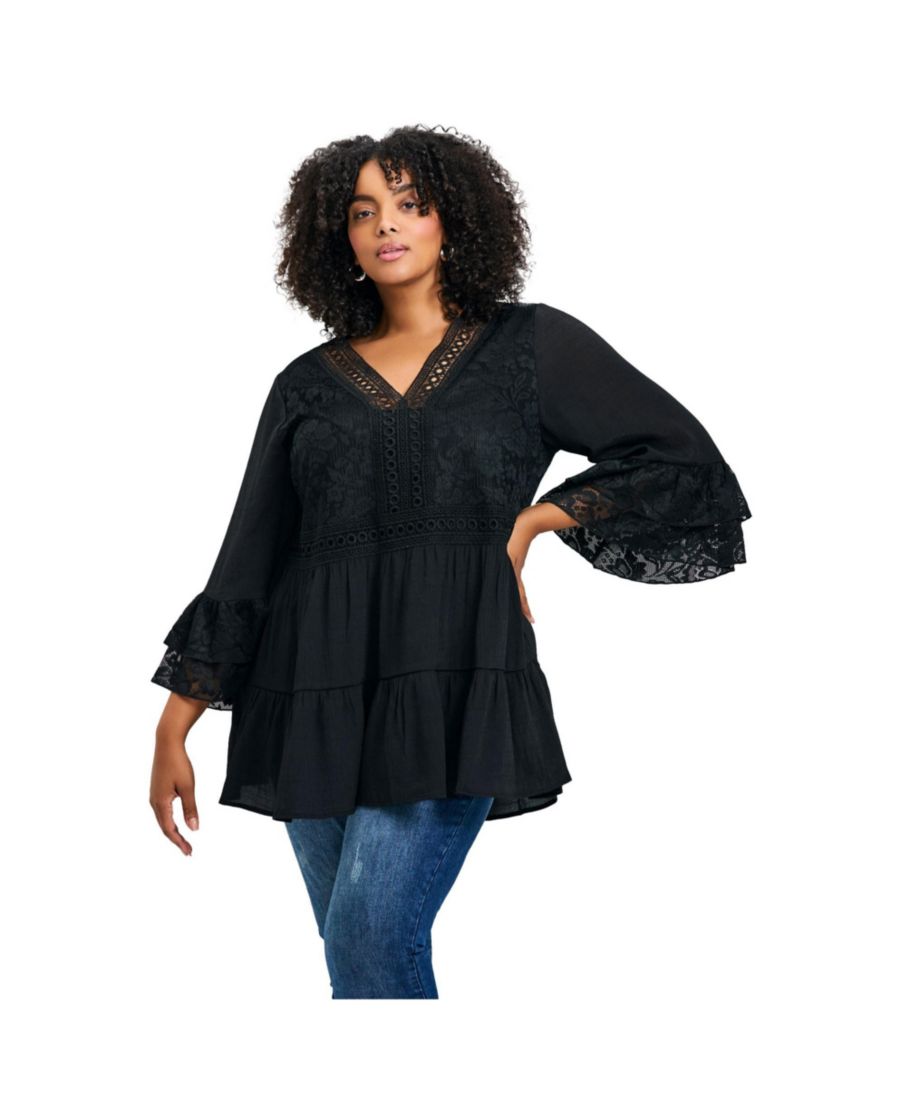 Женская туника Wallflower с кружевной отделкой AVENUE, Black, Черный, Женская туника Wallflower с кружевной отделкой AVENUE, Black
Женская туника Wallflower с кружевной отделкой AVENUE, Black, Черный, Женская туника Wallflower с кружевной отделкой AVENUE, Black