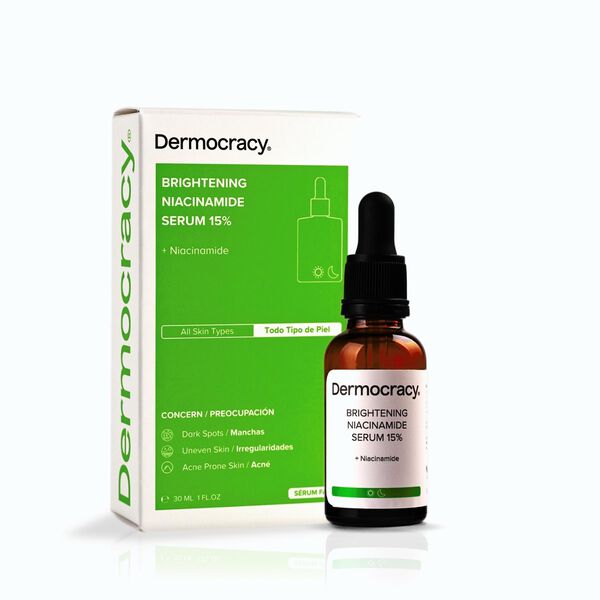 Осветляющая сыворотка с 15% ниацинамидом для лица, 30 мл Dermocracy Brightening niacinamide serum
Осветляющая сыворотка с 15% ниацинамидом для лица, 30 мл Dermocracy Brightening niacinamide serum