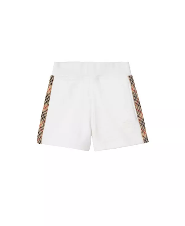 Хлопковые шорты унисекс в клетку - детские Burberry, белый
Хлопковые шорты унисекс в клетку - детские Burberry, белый