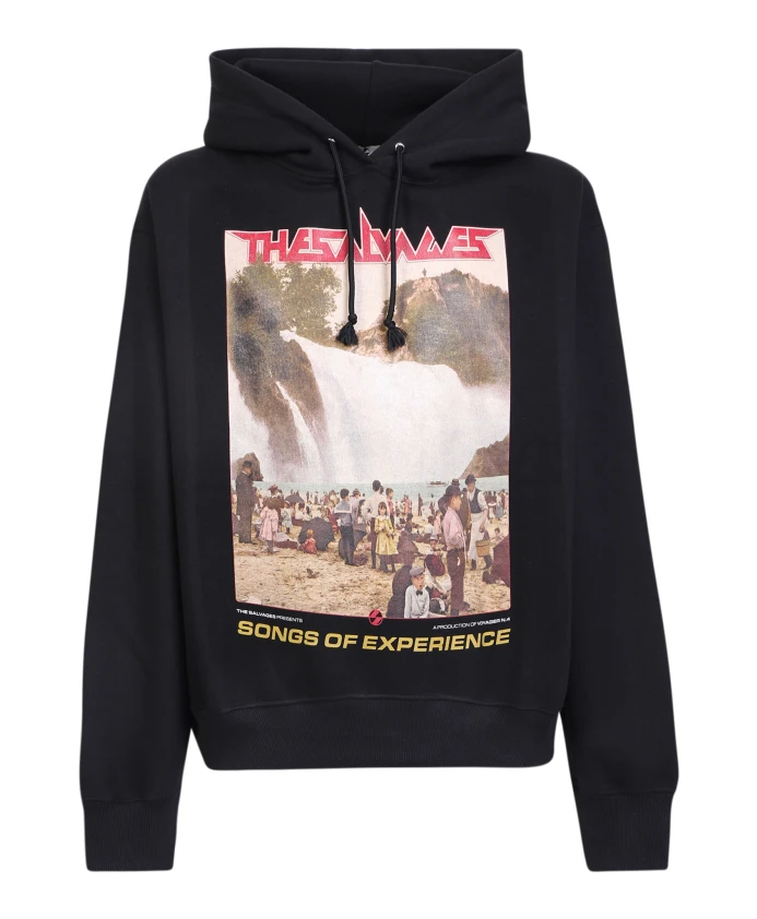 Хлопковая толстовка с графическим принтом The Salvages, черный
Хлопковая толстовка с графическим принтом The Salvages, черный