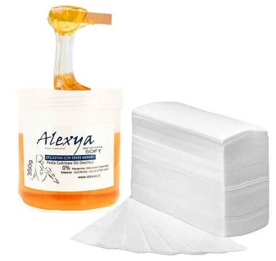 Набор для депиляции сахарной пастой + полоски для депиляции 100 шт.cocoSpa, Alexya
Набор для депиляции сахарной пастой + полоски для депиляции 100 шт.cocoSpa, Alexya