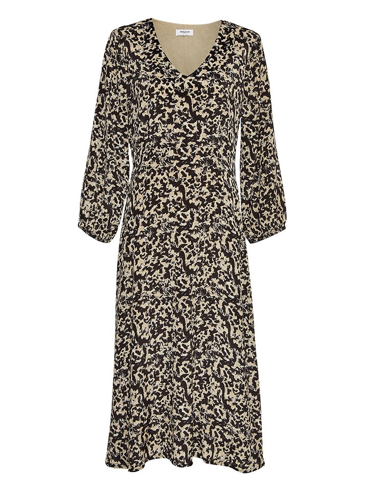 Платье до колена MOSS COPENHAGEN, цвет beige/schwarz 
Платье до колена MOSS COPENHAGEN, цвет beige/schwarz