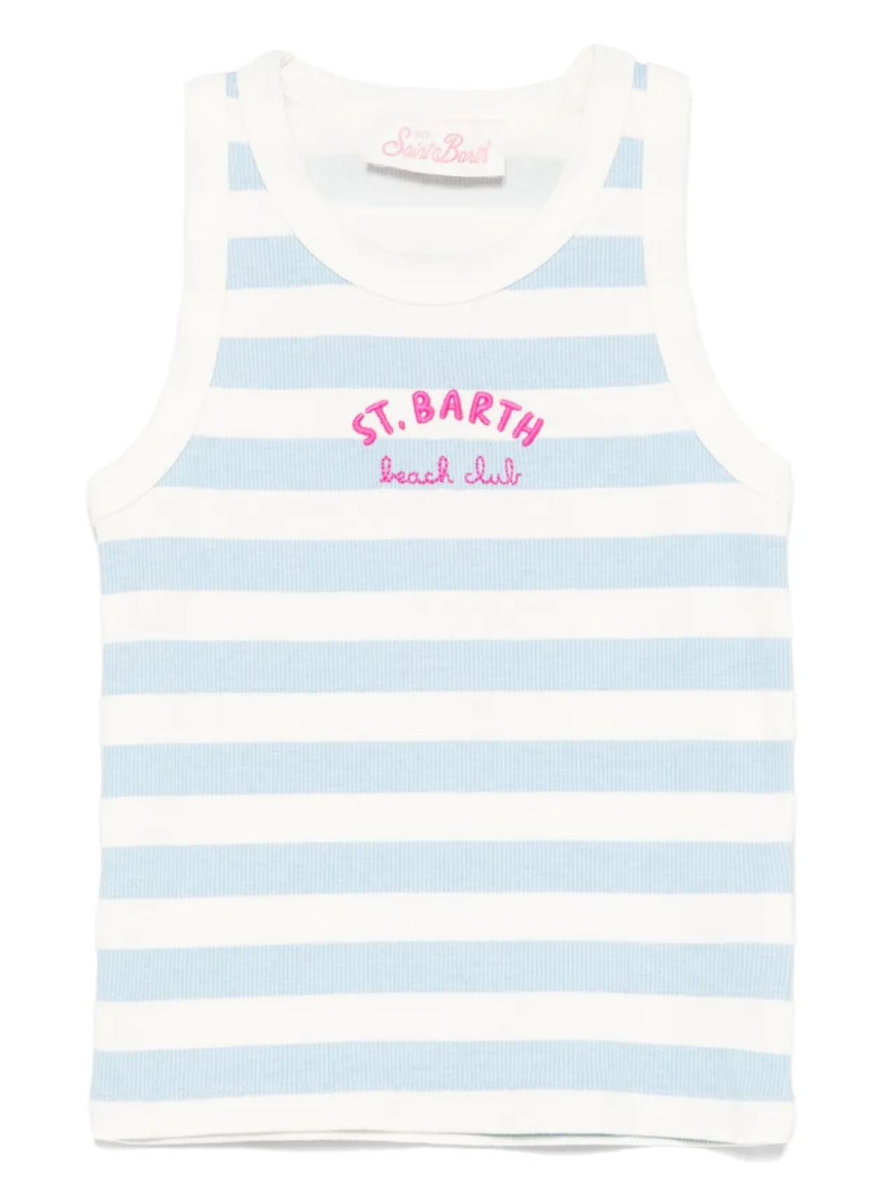 Топ без рукавов MC2 Saint Barth Kids, белый 
Топ без рукавов MC2 Saint Barth Kids, белый