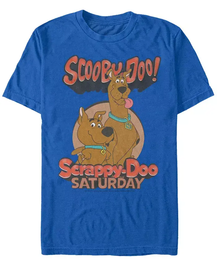 Мужская футболка с коротким рукавом Scooby Doo Saturday Doos Fifth Sun, синий
Мужская футболка с коротким рукавом Scooby Doo Saturday Doos Fifth Sun, синий