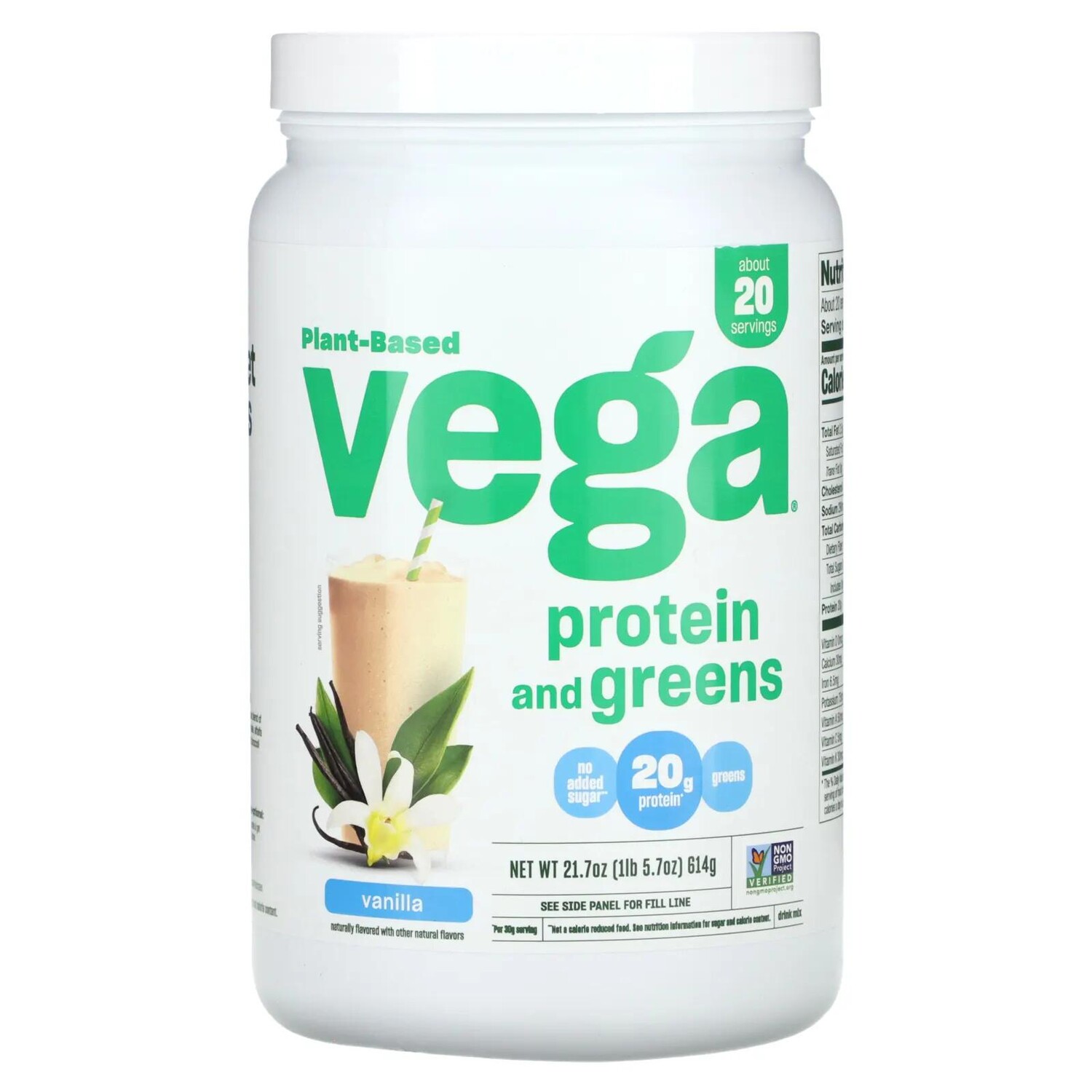 Vega Protein & Greens Ваниль 21,7 унции
Vega Protein & Greens Ваниль 21,7 унции