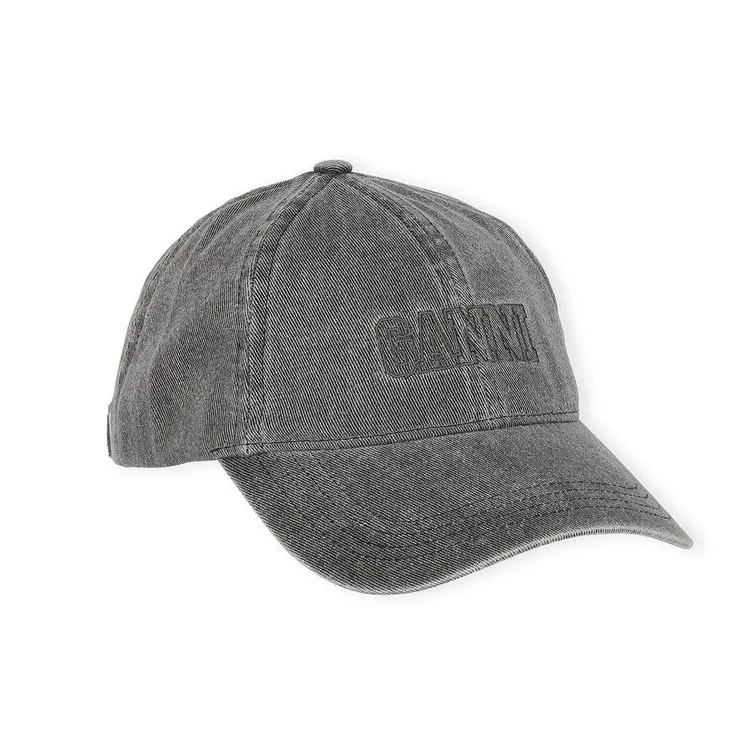 Джинсовая кепка с вышитым логотипом GANNI
Джинсовая кепка с вышитым логотипом GANNI