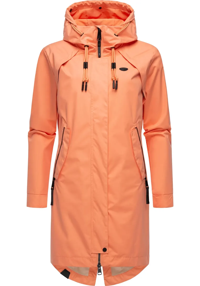 Трикотажное пальто Ragwear "Rejany", модная женская парка переходного периода, цвет Pfirsich 
Трикотажное пальто Ragwear "Rejany", модная женская парка переходного периода, цвет Pfirsich