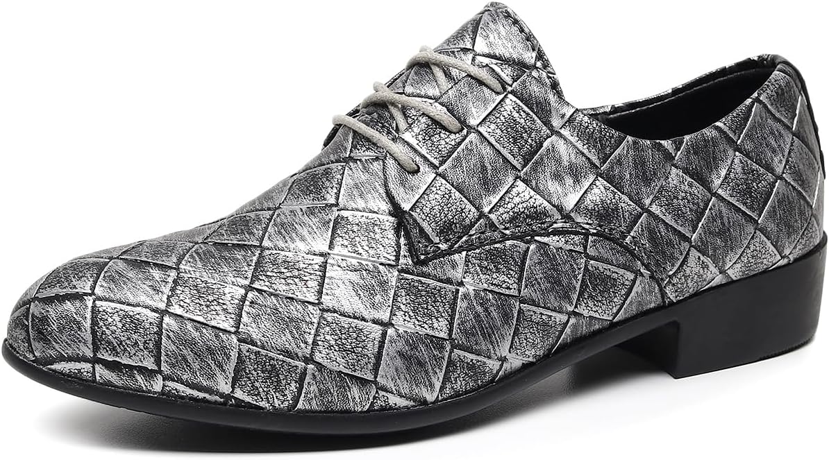 Мужские оксфорды Dacnakby из плетеной кожи, коричневые винтажные с шнуровкой
Мужские оксфорды Dacnakby из плетеной кожи, коричневые винтажные с шнуровкой