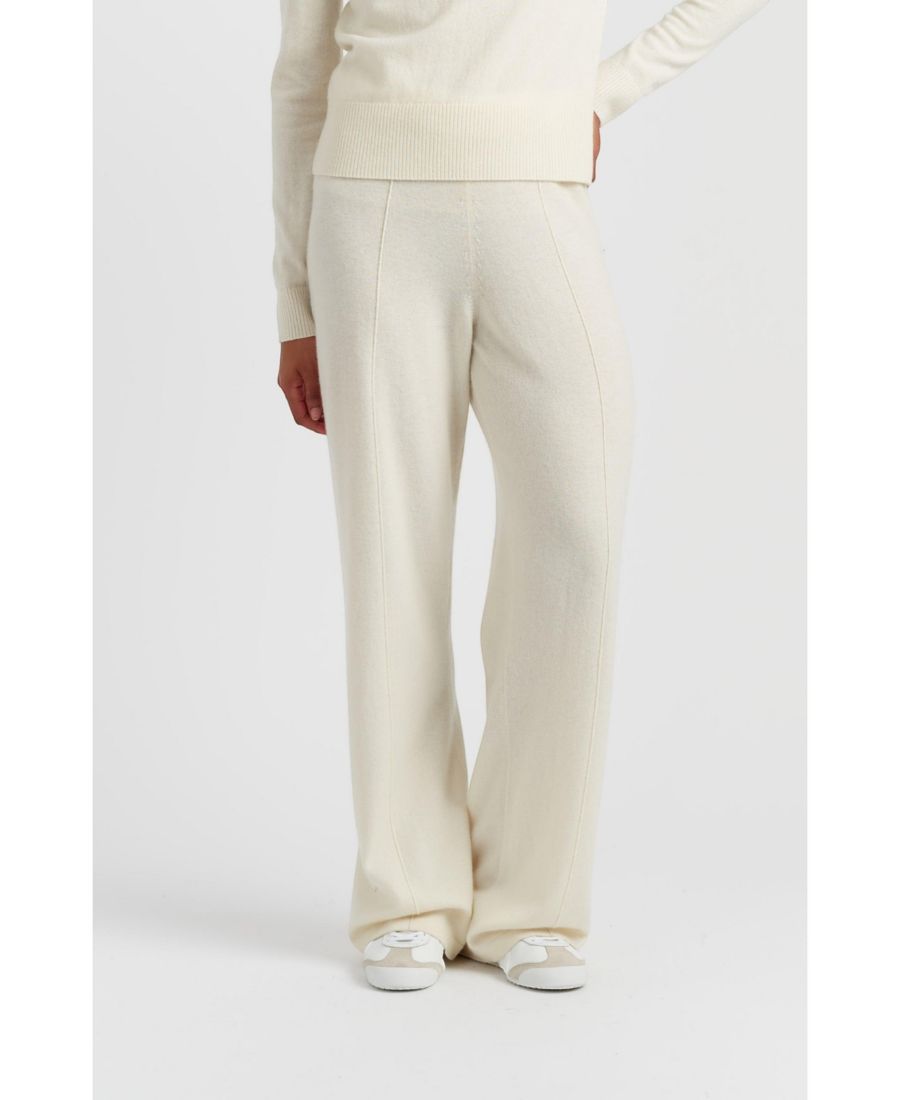 Женские спортивные брюки из шерсти и кашемира с широкими штанинами Chinti & Parker, Cream
Женские спортивные брюки из шерсти и кашемира с широкими штанинами Chinti & Parker, Cream