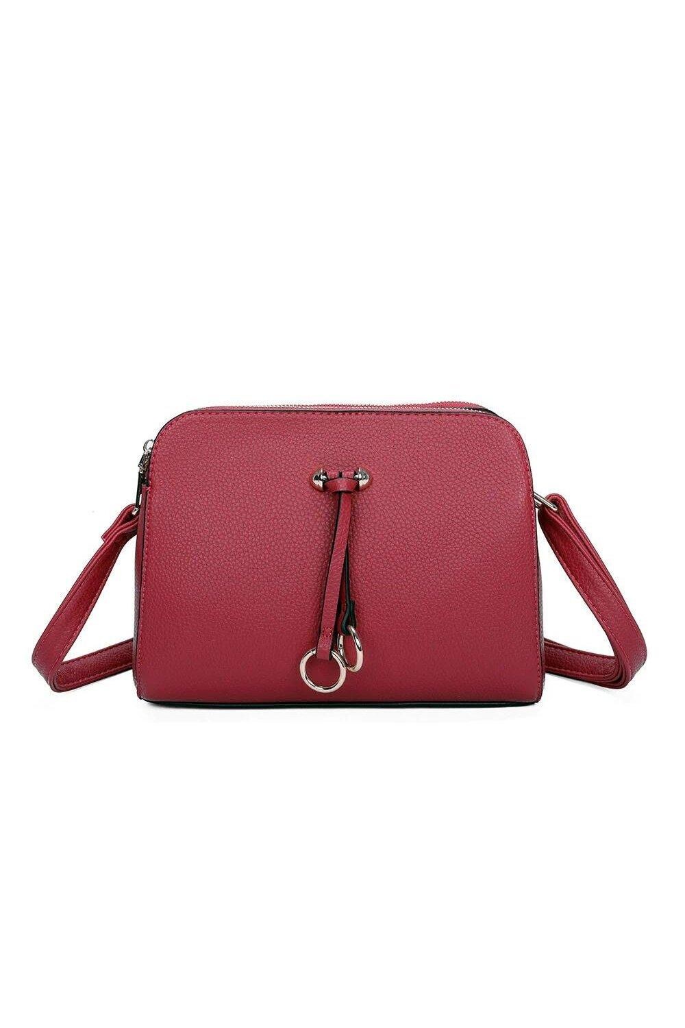 Сумка через плечо Yubiwa Twin Rings Charm с тремя отделениями из искусственной кожи Fontanella Fashion, красный
Сумка через плечо Yubiwa Twin Rings Charm с тремя отделениями из искусственной кожи Fontanella Fashion, красный